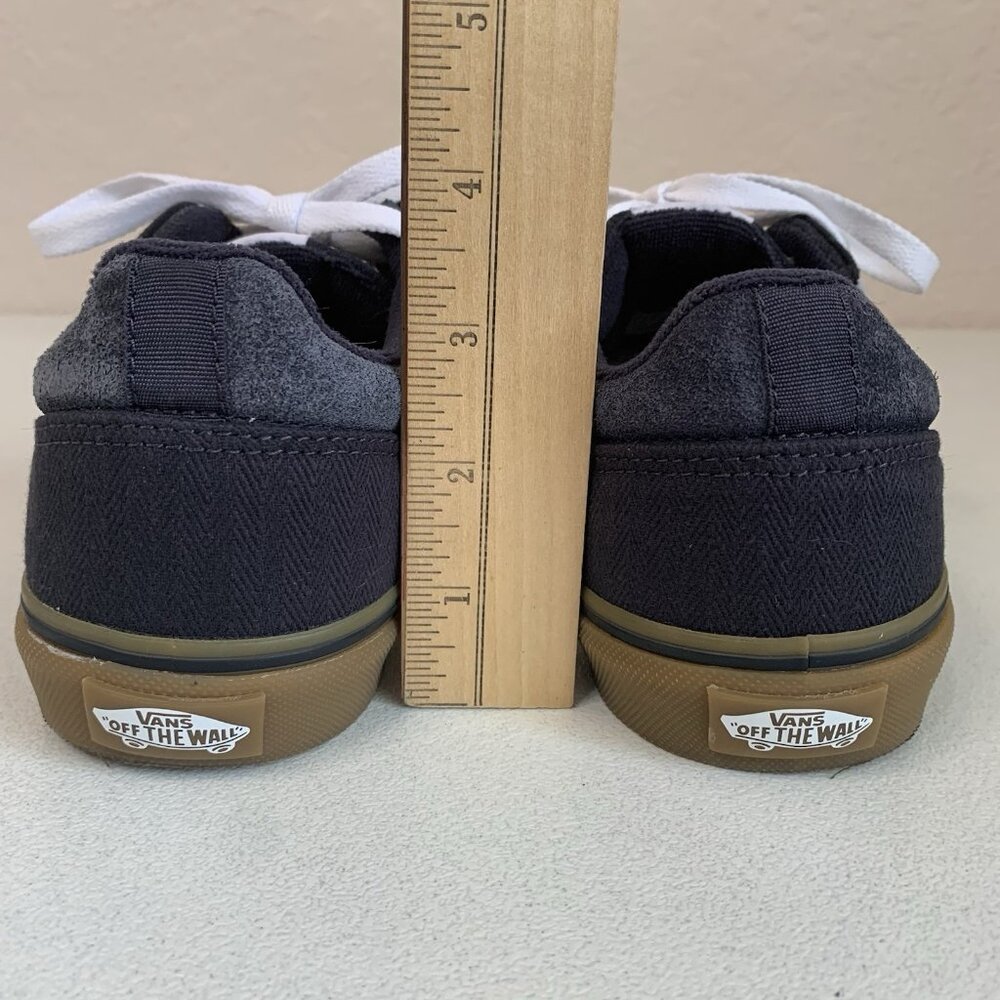 Vans Club Old Skool Shoes Kids 6 Navy White Lace Up Skater Sneaker Summer - Picture 10 of 12